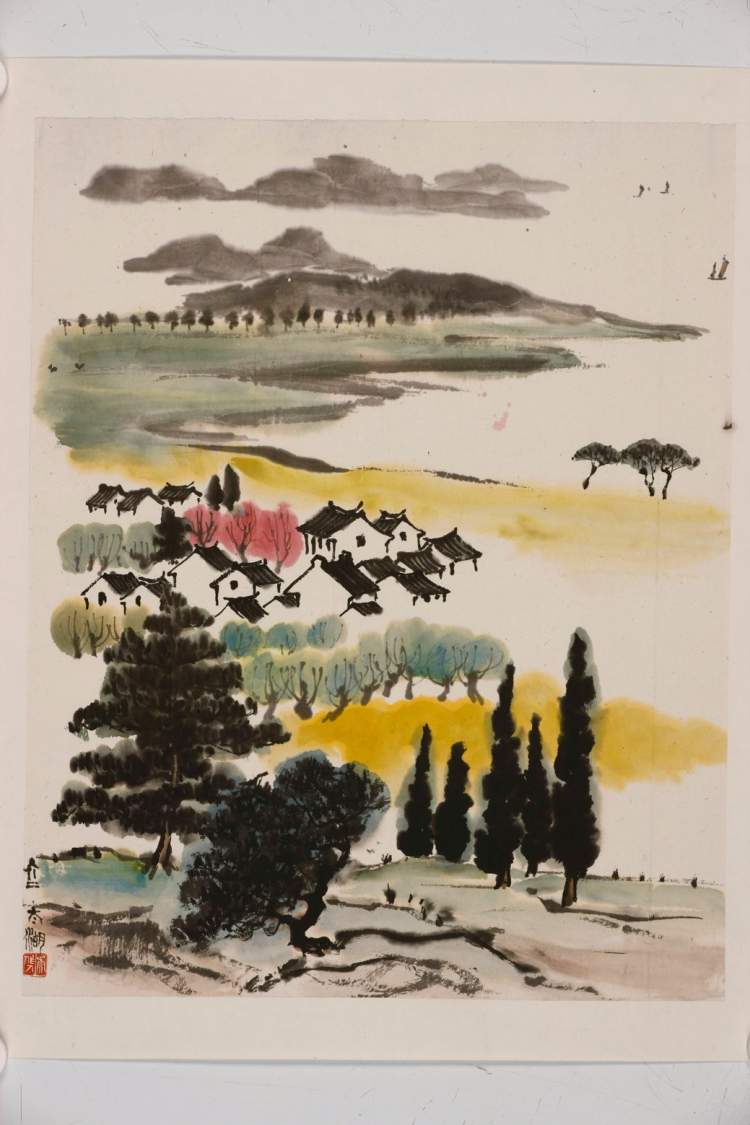 太湖景色 国画  1962年
