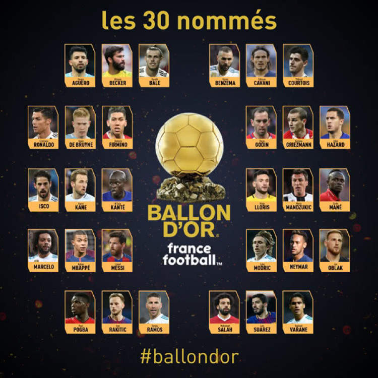 2024 ballon d'or ranking list top 10 The 30 nominees for the 2021