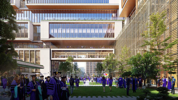 上海纽约大学开建前滩新校区,预计2022年完工