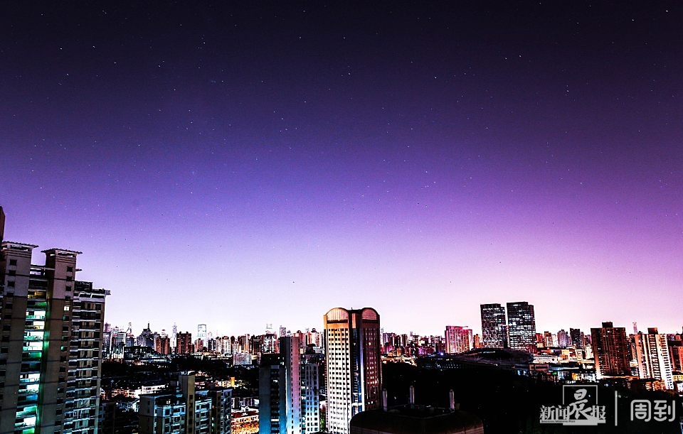 仰望申城夜空,在阳台上拍摄城市星轨【附拍摄攻略 晨镜头