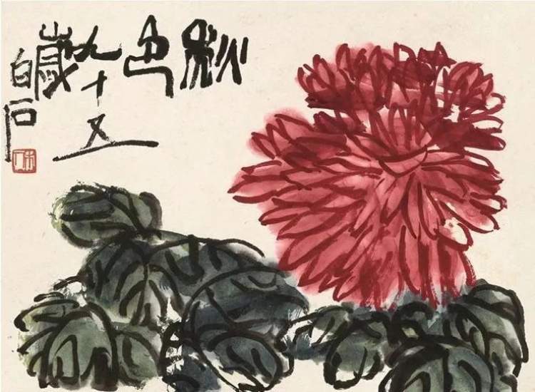 齐白石《花卉草虫》四屏，至罕佳构！-名人字画网