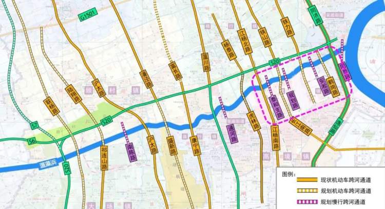 根据综合交通规划,宝山区将在"十四五"期间着重加强对吴淞创新城的