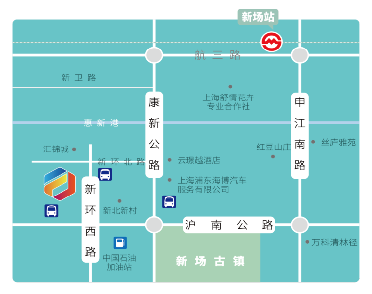 米 地址:浦东新区新环西路989号(距新场古镇1公里,新场地铁站2公里