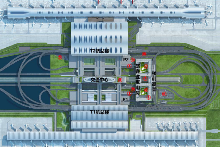 浦东国际机场三期扩建工程有好消息,旅客过夜用房及其配套工程正式