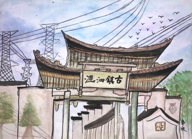 泗泾镇丨泗泾的"松松","文文"们绘出心中的文明家园,等你pick他们上墙