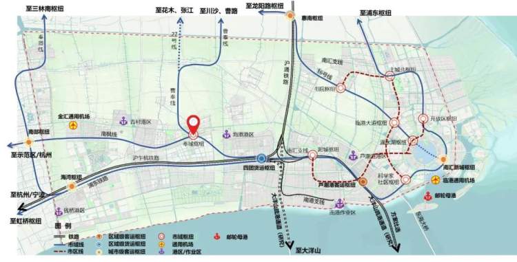 奉城镇兰博路商业规划图片