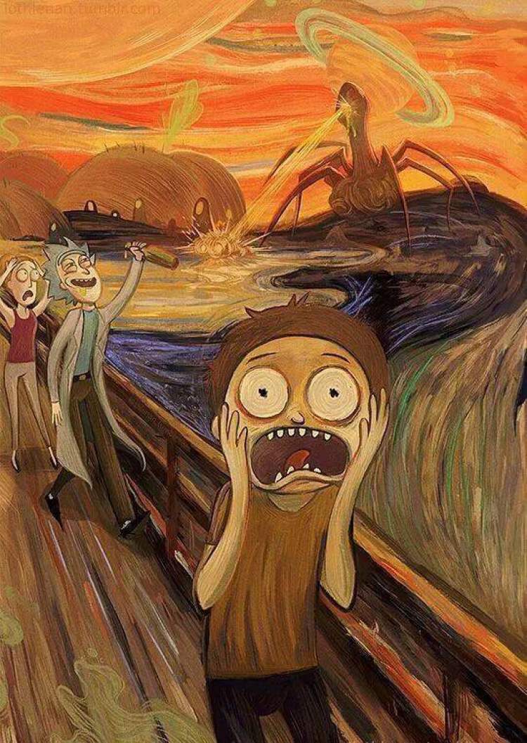 一起《呐喊》!世界上最常被恶搞的名画,为什么人们这么爱它?