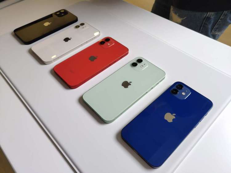 iPhone12五种颜色图片