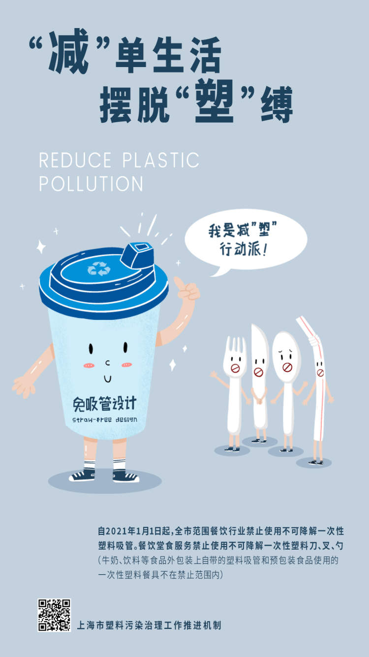 海报| 随身带一"袋",减"塑"行动派,出门记得带环保袋哦