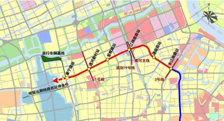 地鐵18號線二期在規劃中,6座車站全部在地下,可與1,19號線(待建)換乘!