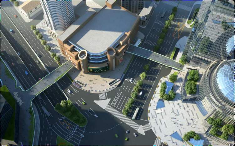 将延续一期的设计理念,将和一期共同连接美罗城,太平洋数码,东方商厦