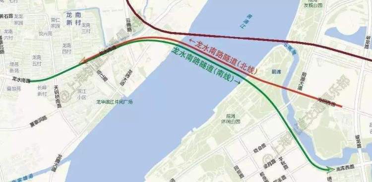 银都路越江隧道一旦建成投入使用,将分流"邻居"徐浦大桥的车流,为之"
