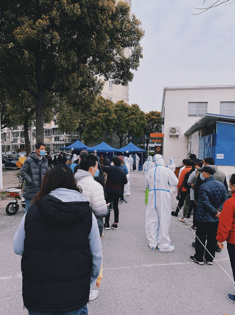 小区做核酸图片真实图片