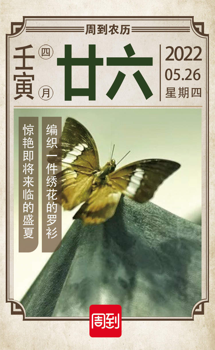 农历中国四月廿六织罗衫