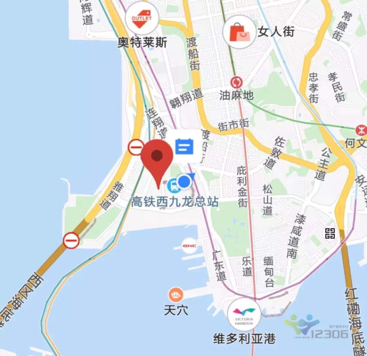 西九龙站站台.新华社记者 吕小炜 摄
