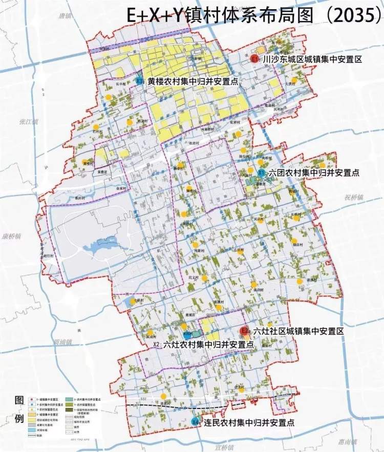 川沙新镇地图范围图片