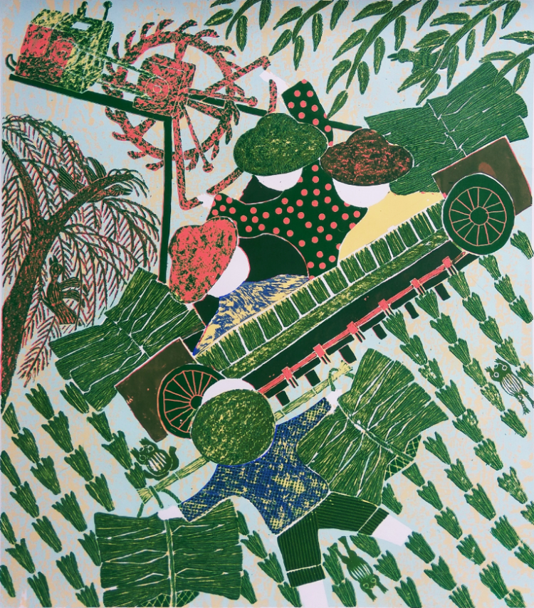 本镇八幅版画作品入选"决胜全面小康"第二届全国农民画作品展