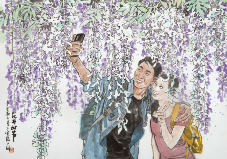 南翔镇丨嘉定表情:画家笔下的"小康生活"写生作品展来南翔展出啦!