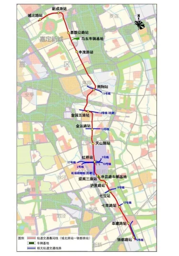 "十四五"期间,嘉定将围绕市域线嘉闵线和宝嘉线在马东地区的换乘节点
