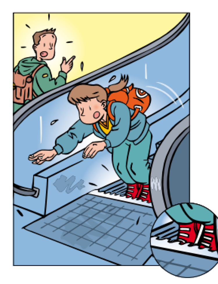 自动扶梯这几个常见危险点,家长们请特别留心!